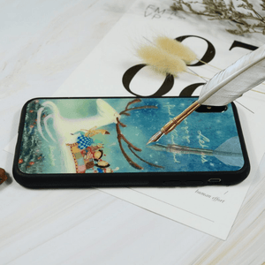 StephyDesignHK 童幻馴鹿鋼化玻璃手機保護殼 iPhone X/XsMax/XS/XR
