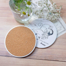 Load image into Gallery viewer, StephyDesignHK Childhood ceramic coaster /4 in gift box set / Customized gift