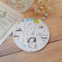 Load image into Gallery viewer, StephyDesignHK childhood childlike fresh literature and art ceramic absorbent coaster / can be customized