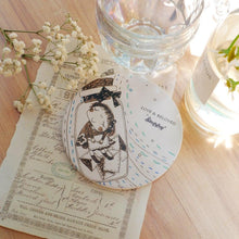 Load image into Gallery viewer, StephyDesignHK Childhood ceramic coaster /4 in gift box set / Customized gift