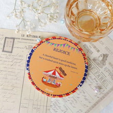 Load image into Gallery viewer, StephyDesignHK Wish you Good Health Ceramic Coaster / Placemat
