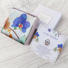 將圖片載入圖庫檢視器 StephyDesignHK 【謝師禮物】專屬老師名字客製手工絲巾扣絲巾禮物