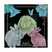 Load image into Gallery viewer, rabbit square coasters-Stephydesignhk