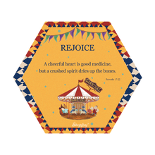 Load image into Gallery viewer, StephyDesignHK Wish good health Ceramic Coasters, Placemats / 4 Gift Box Set /Customized Gifts