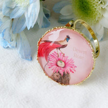 將圖片載入圖庫檢視器 湖水藍多色超輕飄逸圍巾配金香花絲巾扣禮盒-母親節禮盒