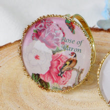 將圖片載入圖庫檢視器 湖水藍多色超輕飄逸圍巾配金香花絲巾扣禮盒-母親節禮盒