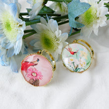 將圖片載入圖庫檢視器 手作水晶面三環絲巾扣禮盒 / 客製化絲巾扣