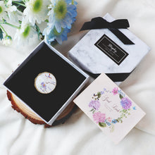 將圖片載入圖庫檢視器 手作水晶面三環絲巾扣禮盒 / 客製化絲巾扣