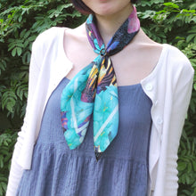 將圖片載入圖庫檢視器 StephyDesignHK 團購優惠2件起【客製化生日禮物】生日石絲巾連絲巾扣禮物套裝