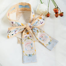 將圖片載入圖庫檢視器 貓咪午休時光長絲巾飄帶禮盒配絲巾扣禮盒套裝