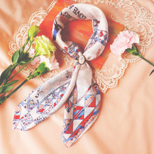 將圖片載入圖庫檢視器 給婆婆/奶奶 / 新郎母親- 絲巾及絲巾扣粉色禮盒套裝【母親節禮物盒】