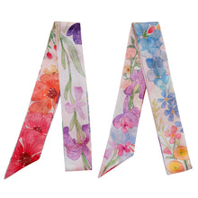 Load image into Gallery viewer, StephyDesignHK Multi-pocket Peach red Nylon shoulder tote bag with Twilly scarf