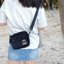 Load image into Gallery viewer, StephyDesignHK Black Multi-layer Crossbody Bag / Waterproof Storage Cloth Bag / Mini size crossbody bag