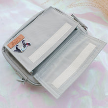 將圖片載入圖庫檢視器 StephyDesignHK  湖水綠色多夾層斜背包/ 輕巧布包 / 超輕防水包