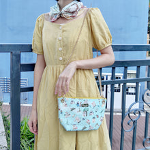 Load image into Gallery viewer, StephyDesignHK Set of 4 Scarf + + Scarf Ring + Dual-purpose Crossbody Bag / Clutch Bag