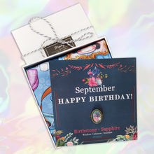 將圖片載入圖庫檢視器 StephyDesignHK 9月誕生石生日禮物/藍寶石絲巾及絲巾扣禮盒套裝