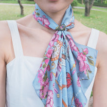 將圖片載入圖庫檢視器 StephyDesignHK 團購優惠2件起【客製化生日禮物】生日石絲巾連絲巾扣禮物套裝