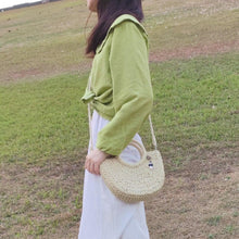 Load image into Gallery viewer, Straw handbag-Stephydesignhk