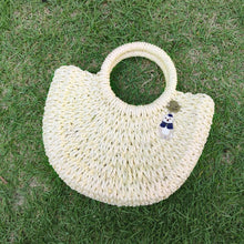 Load image into Gallery viewer, summer straw bag-Stephydesignhk