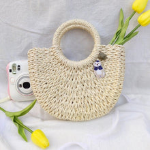 Load image into Gallery viewer, straw bag -Stephydesignhk