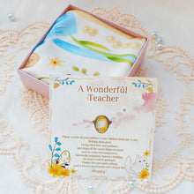 將圖片載入圖庫檢視器 StephyDesignHK 【家長送老師感謝禮物】心意絲巾加手作絲巾扣禮盒/客製化禮物