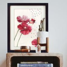 Load image into Gallery viewer, StephyDesignHK Blooming flowers wall art painting/Watercolor/Home Décor/kids room décor
