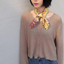 Load image into Gallery viewer, StephyDesignHK Everlasting Tree of Life Smart Hand-painted Scarf with Scarf Ring Gift Box