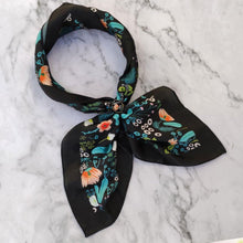 Load image into Gallery viewer, StephyDesignHK Flower Garden soft Scarf with Scarf Ring Gift Box