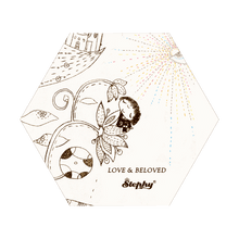 Load image into Gallery viewer, StephyDesignHK childhood childlike fresh literature and art ceramic absorbent coaster / can be customized