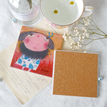 將圖片載入圖庫檢視器 StephyDesignHK 春夏秋冬手繪風 陶瓷吸水杯墊/茶杯墊/可客製