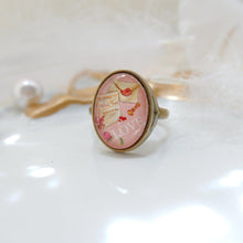 Load image into Gallery viewer, StephyDesignHK ~Faith in Jesus Peace~Scarf and Scarf Ring Gift Box Set / Pink Scarf gift set