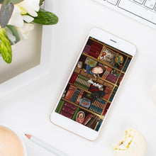 Load image into Gallery viewer, "Cute STEPHY -BookShop" Free iPhone wallpaper download