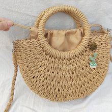 Load image into Gallery viewer, summer straw bag-Stephydesignhk