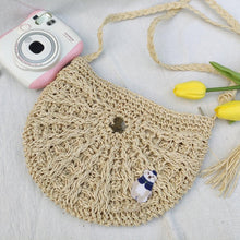 Load image into Gallery viewer, straw bag-Stephydesignhk