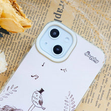 將圖片載入圖庫檢視器 StephyDesignHK 簡筆日常 奶茶色雙層雙色透明手機殼 iPhone 11/11 Pro/11 Pro Max 【客製化】