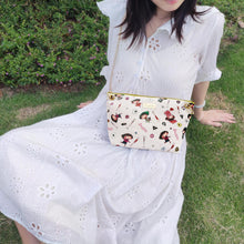 將圖片載入圖庫檢視器 StephyDesignHK  【世界真細小】可調節長短鏈條帆布斜背包/餃子包