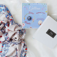 將圖片載入圖庫檢視器 StephyDesignHK 【客製化生日禮物】 專屬名字絲巾扣+ 絲巾禮盒/閨密禮物/字母禮物