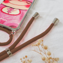 將圖片載入圖庫檢視器 StephyDesignHK 粉兔帶掛繩斜背四角防撞氣囊手機殼iPhone 全系列