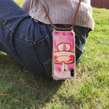 將圖片載入圖庫檢視器 StephyDesignHK 粉兔帶掛繩斜背四角防撞氣囊手機殼iPhone 11/11 Pro/11 Pro Max