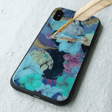 將圖片載入圖庫檢視器 StephyDesignHK 萌兔鏡面鋼化玻璃手機保護殼 iPhone X/XsMax/XS/XR