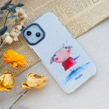 將圖片載入圖庫檢視器 StephyDesignHK 春雨如絲 雙層雙色透明手機殼 iPhone全系列 【客製化】