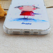 將圖片載入圖庫檢視器 StephyDesignHK 春雨如絲 雙層雙色透明手機殼 iPhone全系列 【客製化】