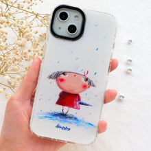 將圖片載入圖庫檢視器 StephyDesignHK 春雨如絲 雙層雙色透明手機殼 iPhone全系列 【客製化】