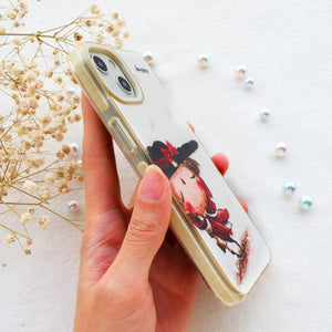StephyDesignHK 冬日 雙層雙色透明手機殼 iPhone 15/14/13/12全系列 【客製化】