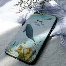 Load image into Gallery viewer, StephyDesignHK Dolphin iPhone case with invisible stand - iPhone 7+/8+