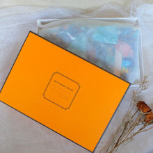 Load image into Gallery viewer, StephyDesignHK Blue Forest Cute Rabbit Silk Scarf + Dual-purpose Crossbody Bag / Clutch Bag 2-Piece Set