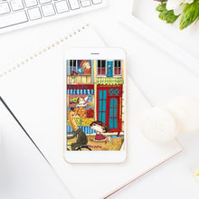 Load image into Gallery viewer, "Cute STEPHY - Town " Free iPhone wallpaper download