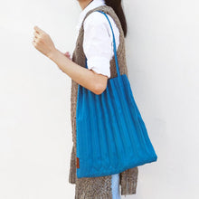 Load image into Gallery viewer, StephyDesignHK Blue Solid Color Folding Bag/Hundred Folding Bag/Trunk Folding Bag
