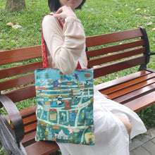 Load image into Gallery viewer, canvas handbag-Stephydesignhk