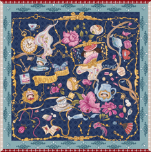 將圖片載入圖庫檢視器 StephyDesignHK 宮廷盛宴大方絲巾高雅禮物套裝